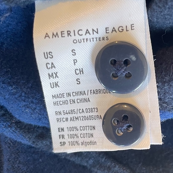 Oversized men’s fleece button down - Picture 2 of 4